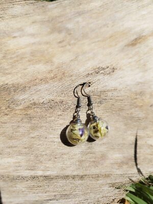 Boucles d'oreilles Guérison - argenté – Image 2