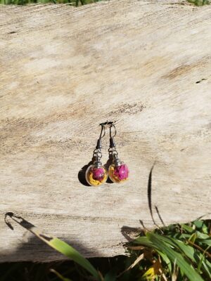 Boucles d'oreilles Joie - argenté – Image 2