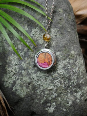 Collier Abondance - médaillon argenté – Image 2