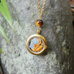 Collier Confiance - médaillon doré