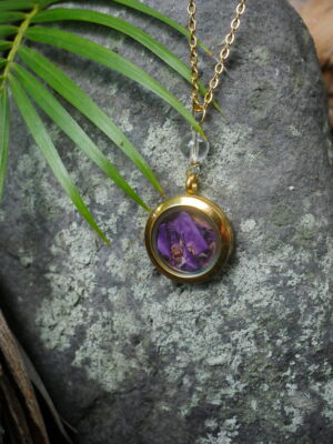 Collier Connexion - médaillon doré – Image 2