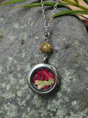 Collier Nouveau départ- médaillon argenté – Image 2