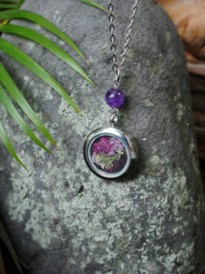 Collier Sérénité - médaillon argenté – Image 5