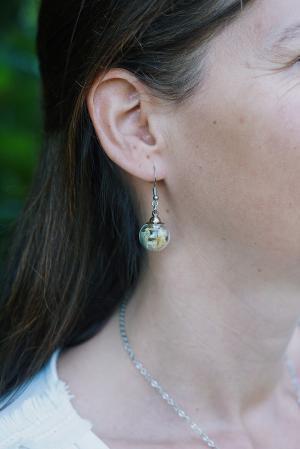 Boucles d'oreilles Guérison - argenté