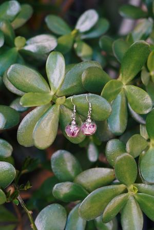 Boucles d'oreilles Amour - argenté