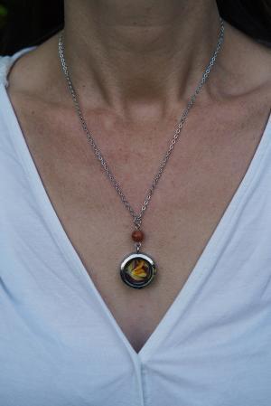 Collier Fertilité - médaillon argenté – Image 5