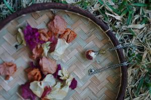 Collier Abondance - sphère argenté – Image 2