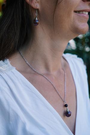 Collier Féminin sacré - sphère argenté – Image 7