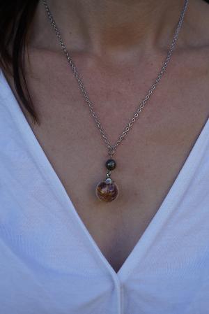 Collier Succès- sphère argenté – Image 4