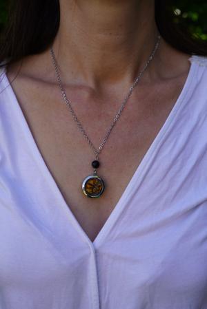 Collier Protection - médaillon argenté – Image 4