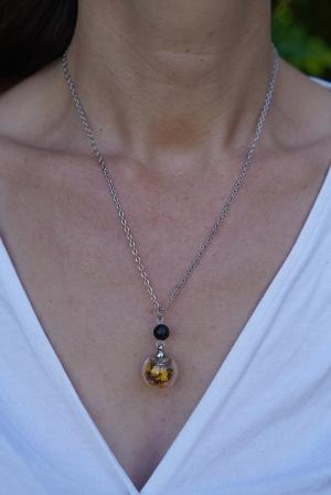 Collier protection - sphère argenté – Image 4