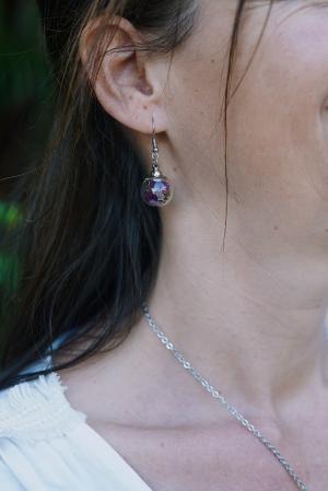 Boucles d'oreilles Sérénité - argenté – Image 4