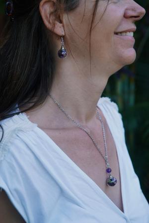 Boucles d'oreilles Sérénité - argenté – Image 5