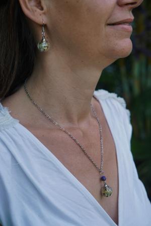 Boucles d'oreilles Guérison - argenté – Image 5