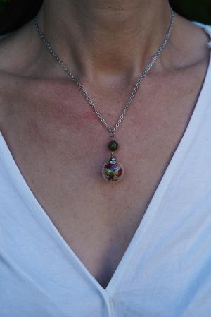 Collier Nouveau départ- sphère argenté – Image 4