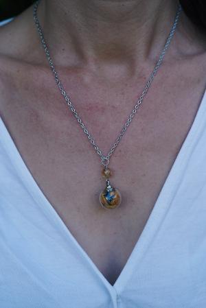 Collier Confiance - sphère argenté – Image 2