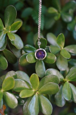 Collier Connexion - médaillon argenté – Image 5