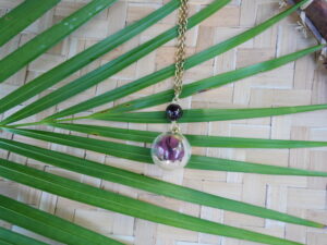 Collier Féminin sacré - sphère - doré – Image 3