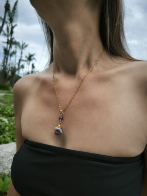 Collier Sérénité - sphère dorée – Image 6