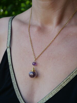 Collier Sérénité - sphère dorée – Image 5